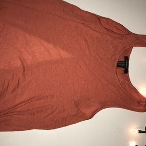 Peach open back tank top from forever 21